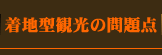 着地型観光の問題点